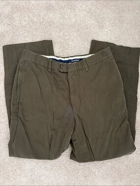 Men's Olive Green Trussini Chino Pants